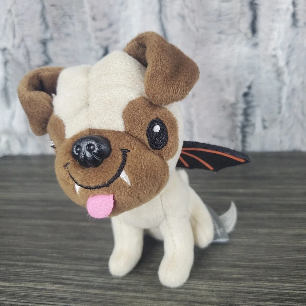 Hallmark Halloween Puppy Dog Vampire Costume Bat Mini Plush Toy Dracula
